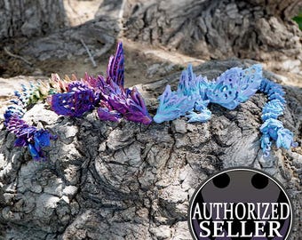Articulating Fae Wolf Dragon: 3D Printed Fidget Desk Toy