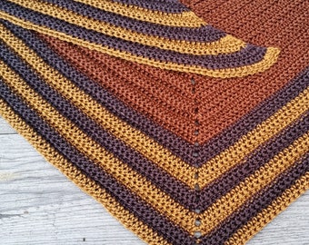 The Whiskey Ridge Shawl Crochet Pattern. Free Bonus crochet pattern with purchase.