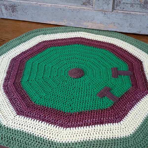 Lord of the Rings Inspired Hobbit Door Blanket *Crochet Pattern* FREE Crochet Pattern with purchase