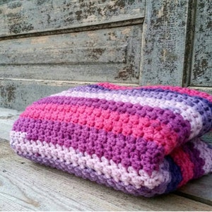 Baby Blanket Crochet Pattern. Beginner Crochet Pattern. - Etsy