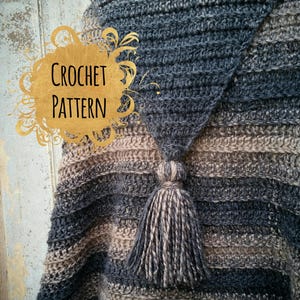 Claire Fraser Inspired Tassel Shawl *Crochet Pattern* Sassenach Shawl. Lallybroch Shawl. FREE Crochet Pattern with purchase