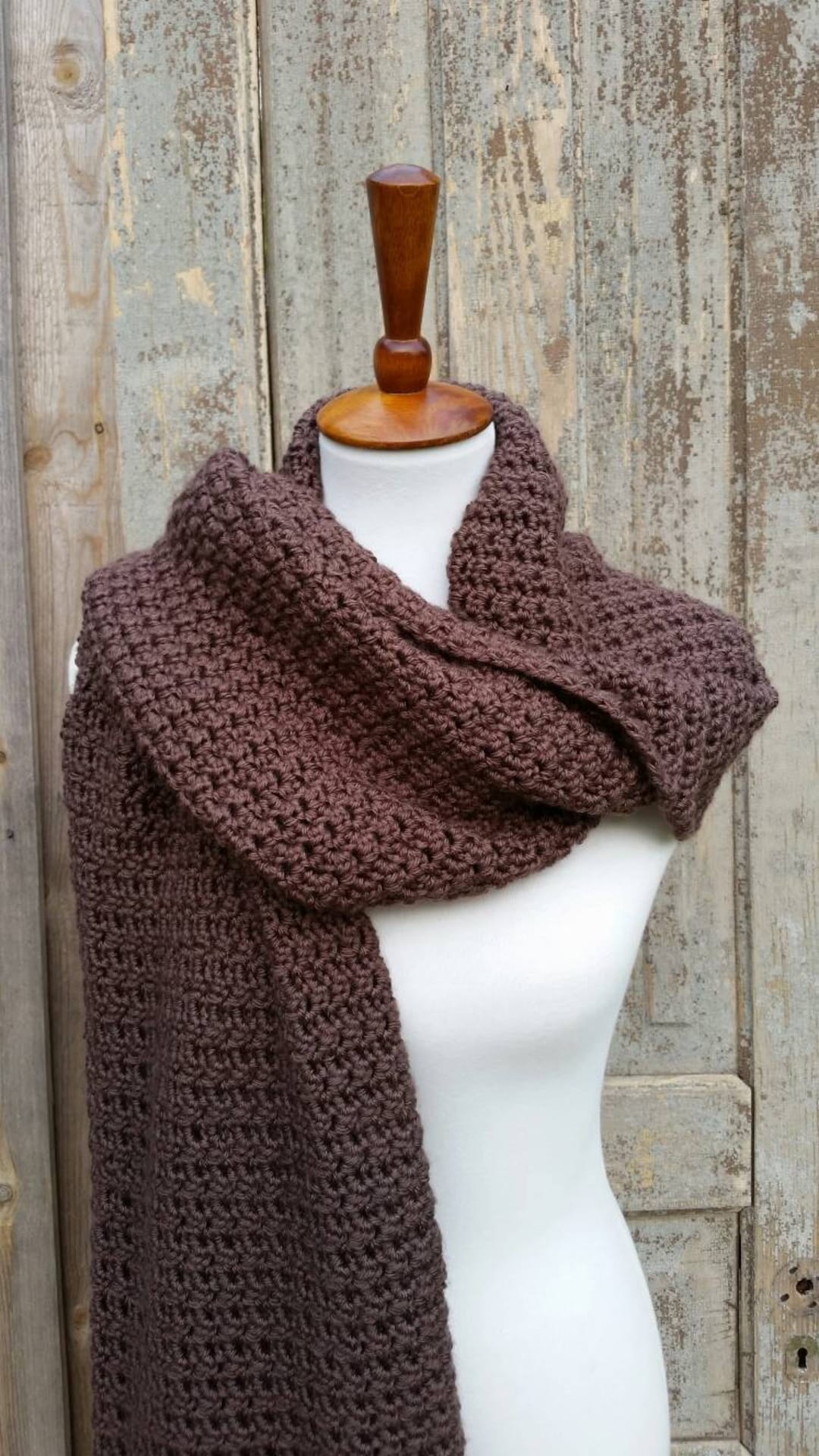 Blanket Scarf Crochet Pattern, Oversized Blanket Scarf Crochet Pattern, Lenny Kravitz Inspired