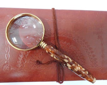Hand Turned Magnifying Glass 60mm