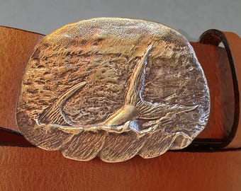 Handgefertigte Permit Tailing Tide Bronze Gürtelschnalle: Fliegenfischen Kunst, Fliegenfischen Trophy Gürtel