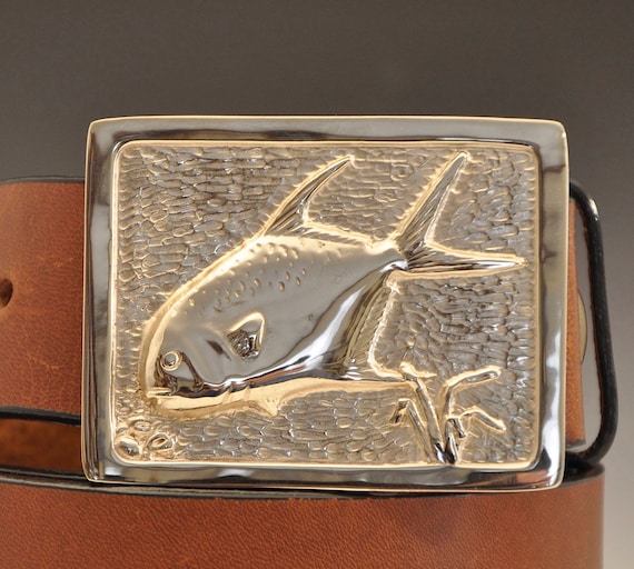 Fish top belt buckle