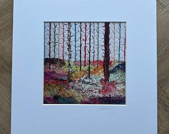 Woodland limited edition giclee print