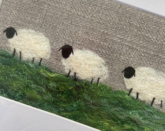 Sheep trio print
