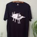 saraband14 reviewed Cute Axolotl T-shirt - unisex, dark navy blue, quirky illustration on eco-friendly t-shirts