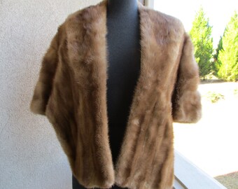Mink fur stole | Etsy