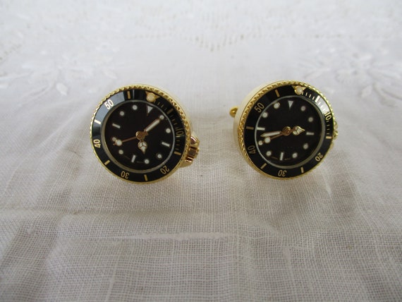 Clock Cuff Links