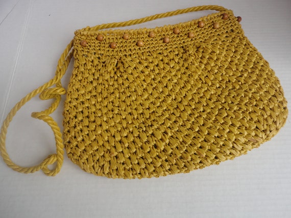 Pappagallo Raffia Purse