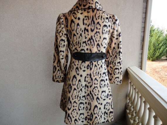 Vintage Animal Print Coat - image 4