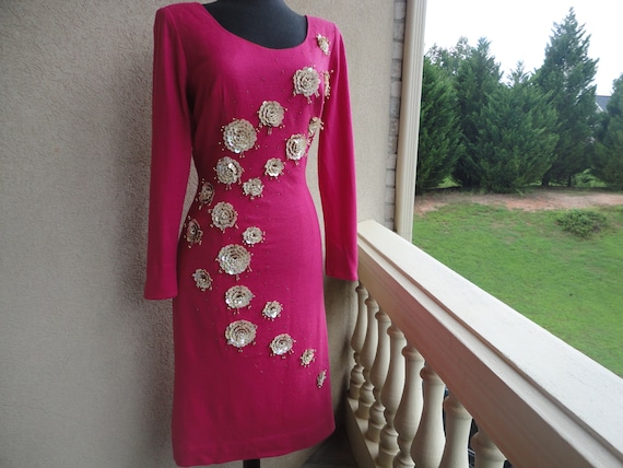 Lilli Diamond Beaded Dress