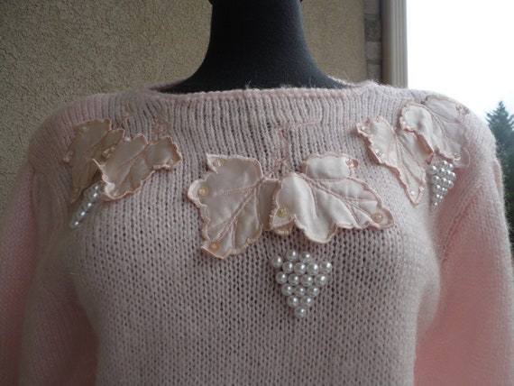 Embellished Pullover Sweater - image 2