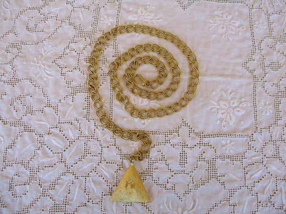 Chain Belt With Triangle Dangle - image 6