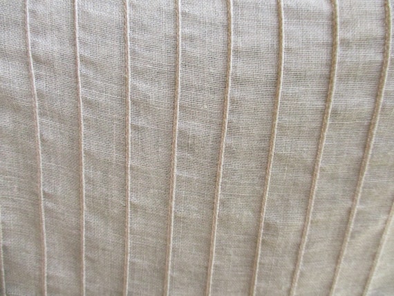 Beige Pleated Day Dress - image 8