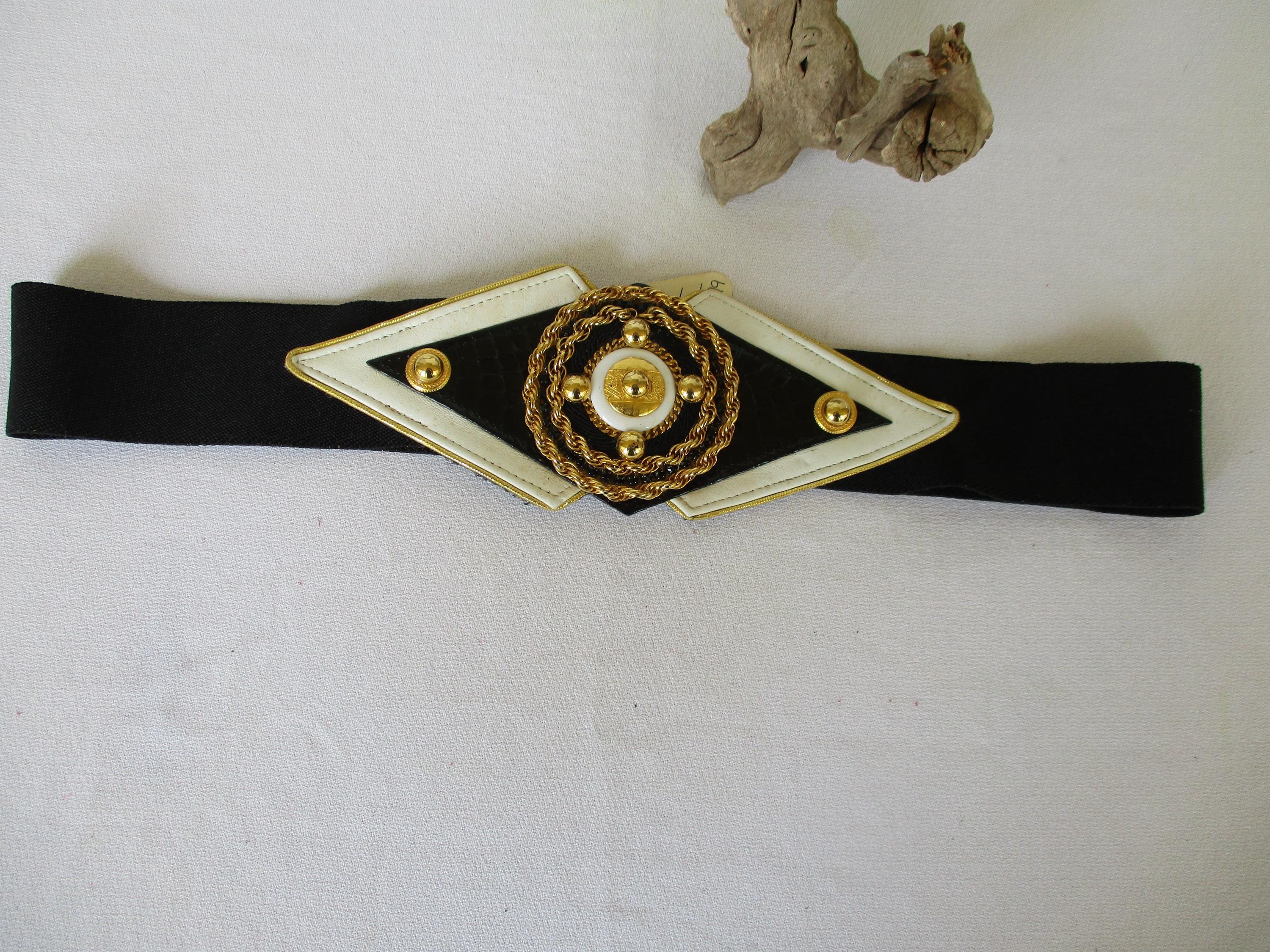 Vintage Salena’s Collection,  handcrafted belt Vtg 1989 Beaded Belt Salena main image 3