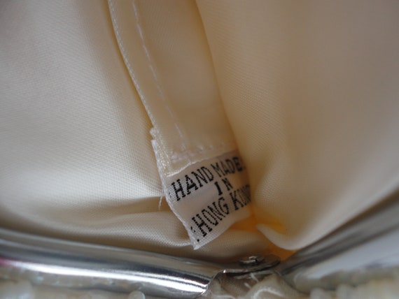 White Beaded Handbag - image 5