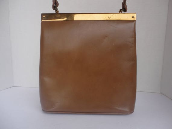 Brown Leather Handbag - image 3