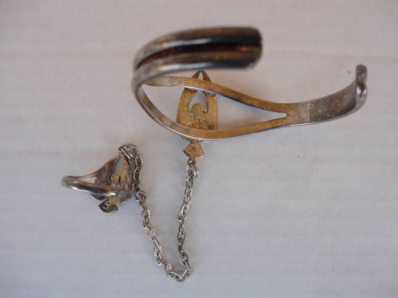 Thunderbird Bracelet With Attached Ring