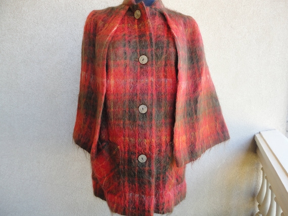 Mohair Cape Style Jacket by Andrew Stewart