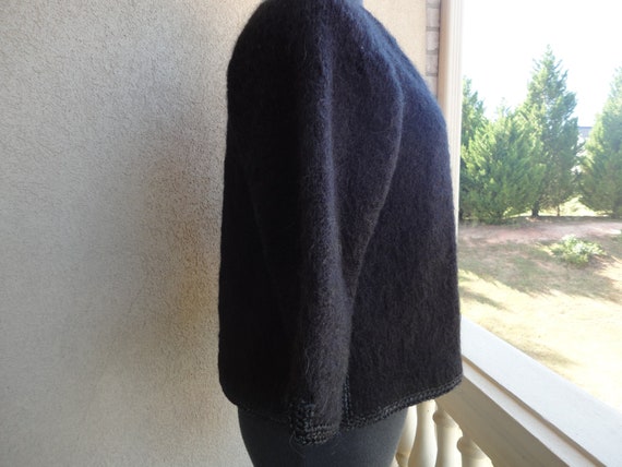Black Mohair Sweater - image 4