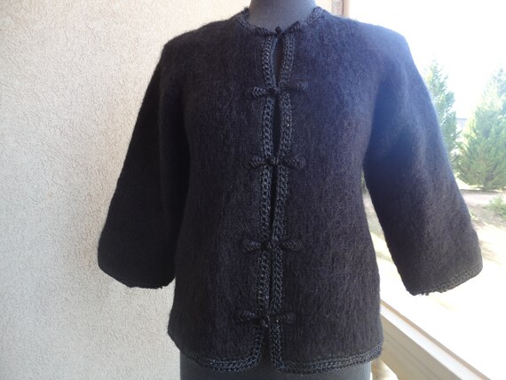 Black Mohair Sweater - image 8