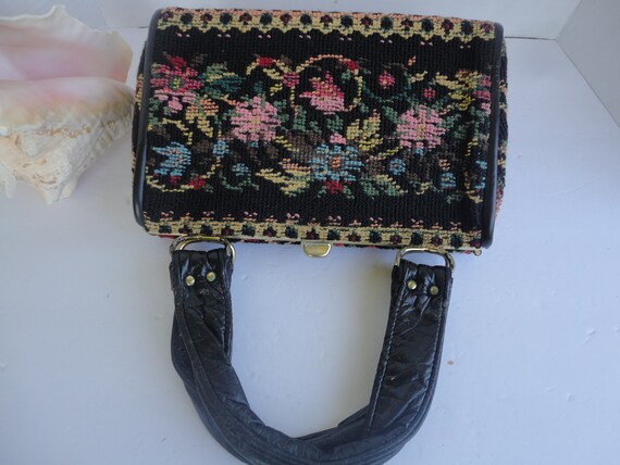 Floral Tapestry Purse - image 4