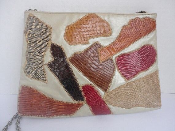 Caprice Appliqued Purse