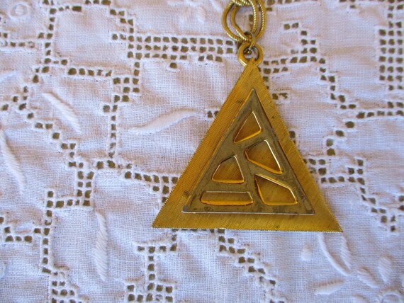 Chain Belt With Triangle Dangle - image 3