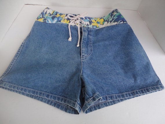 paris blues jean shorts