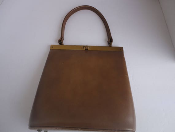 Brown Leather Handbag - image 5