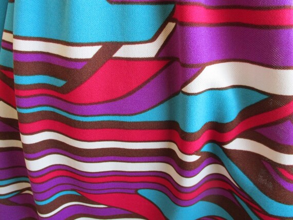 Colorful Abstract Print Dress - image 4