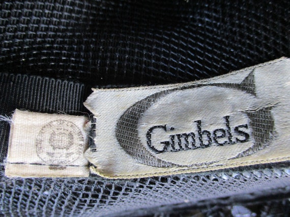 Gimbels Black Wide Brimmed Hat - image 7