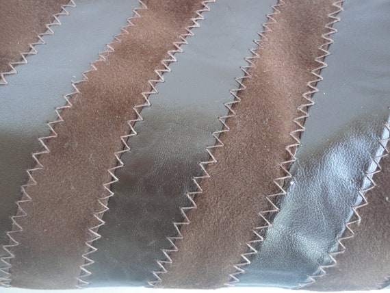 Brown La Regale Patchwork Clutch - image 6