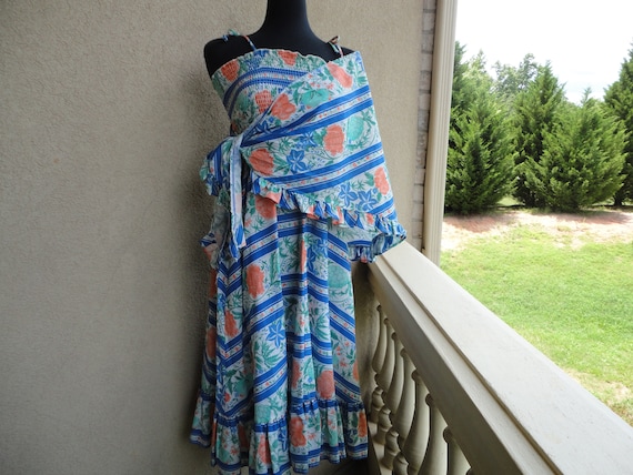 Floral Sundress With Wrap - image 1