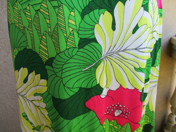 Tropical Print Dress & Jacket - image 5