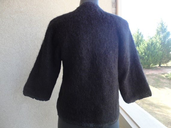 Black Mohair Sweater - image 5