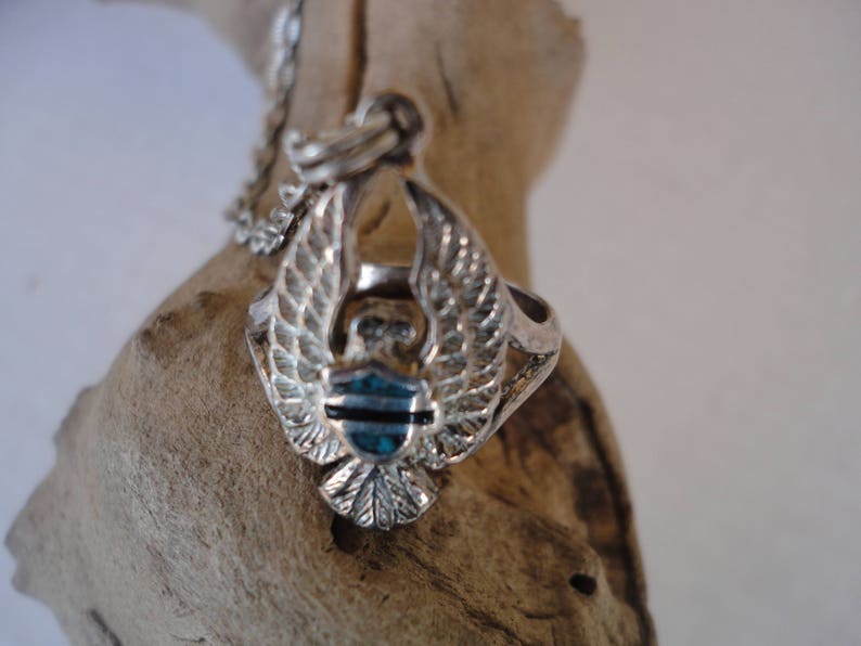 Thunderbird Bracelet With Attached Ring