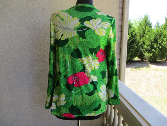 Tropical Print Dress & Jacket - image 8