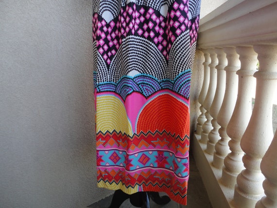 Retro Maxi Dress - image 2