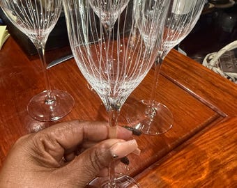 Conjunto de 4 taças de cristal Waterford Caress