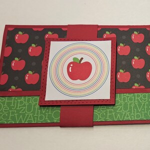 Teacher Thank You, Teacher Appreciation Gift Card Holder, Teacher Gift ...