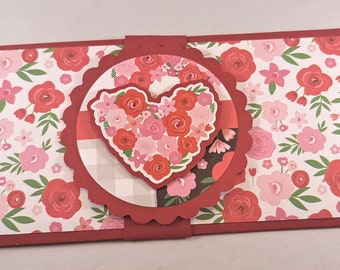 Valentine  Money Holder, Money Card, Christmas Money Card