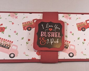 Valentine  Money Holder, Money Card, Christmas Money Card