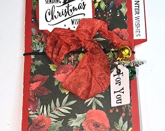 Accordion Style Gift Card Booklet for Multiple Gift Cards