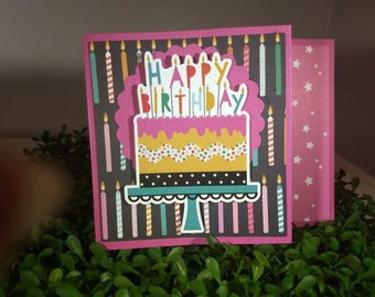 Birthday Gift Card Holder -- Gift Card Envelope for Birthday's -- Birthday Card -- Birthday Money Holder