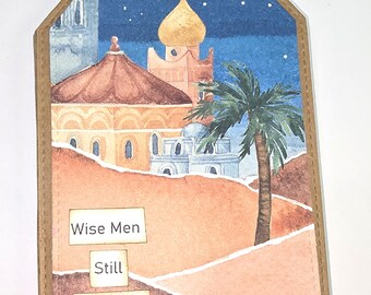 Christmas Gift Card Holder With Two Pockets,  Multiple Gift Card Holder, Book Style Gift Card Holder, Gift Card Holder