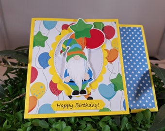 Birthday Gift Card Holder -- Gift Card Envelope for Birthday's -- Birthday Card -- Birthday Money Holder