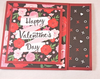 Valentine Gift Card Holder, Valentine Card, Gift Card Holder, Happy Valentine's Gift Card